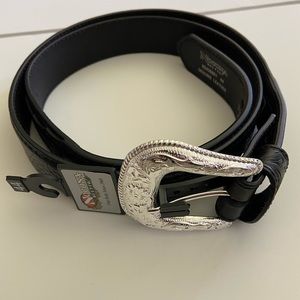 Nacona men’s western belt and buckle size 44 NWT